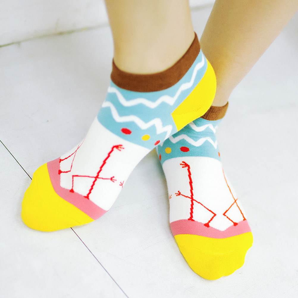 ถุงเท้าสั้นผู้หญิงผ้าฝ้าย 5 คู - Invisibility Sock Loafer บทวิจารณ์และราคา