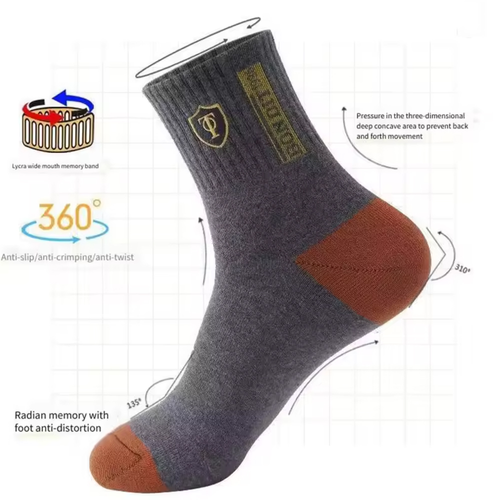 ถุงเท้าผู้ชายแบบหนา 20 คู่ พรี - Cotton Crew Sock Pack บทวิจารณ์และราคา
