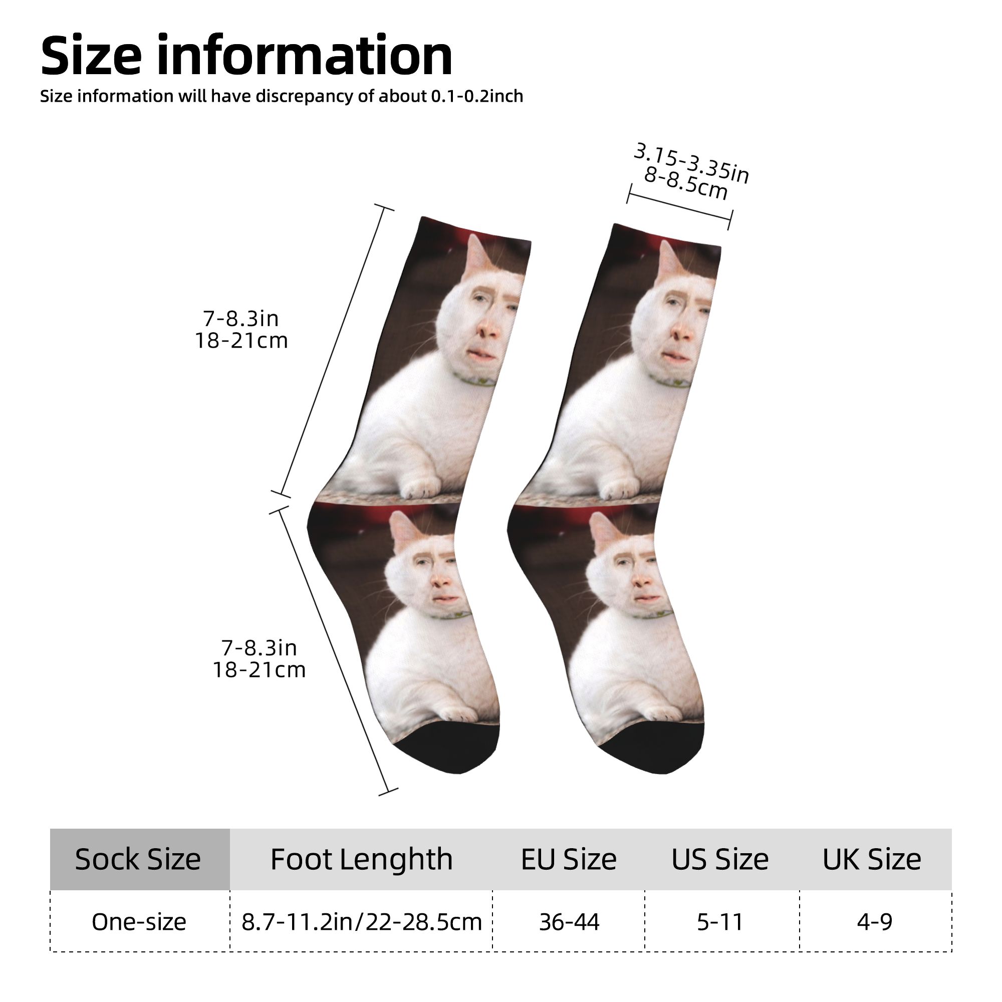 ถุงเท้าลายมีมนิโคลัส เคจ แบบกำ - Dress Sock Men บทวิจารณ์และราคา
